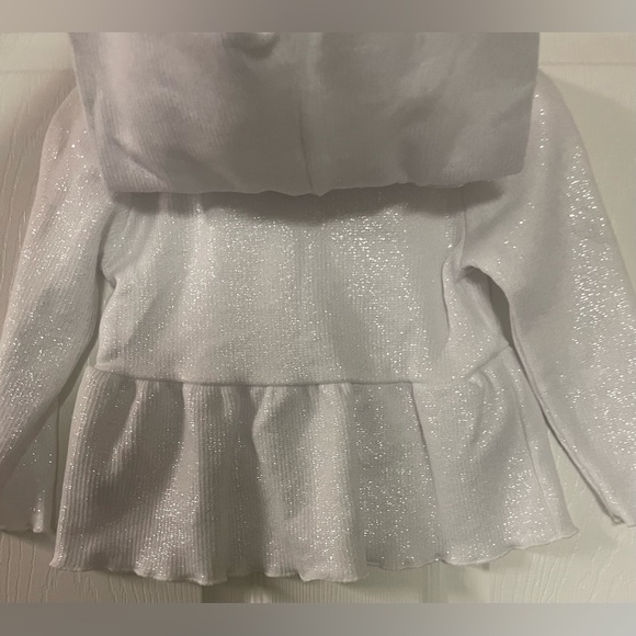 Wonder Nation Sparkly White Outfit with Bow! NWT! Size 12 months. - Picture 5 of 5